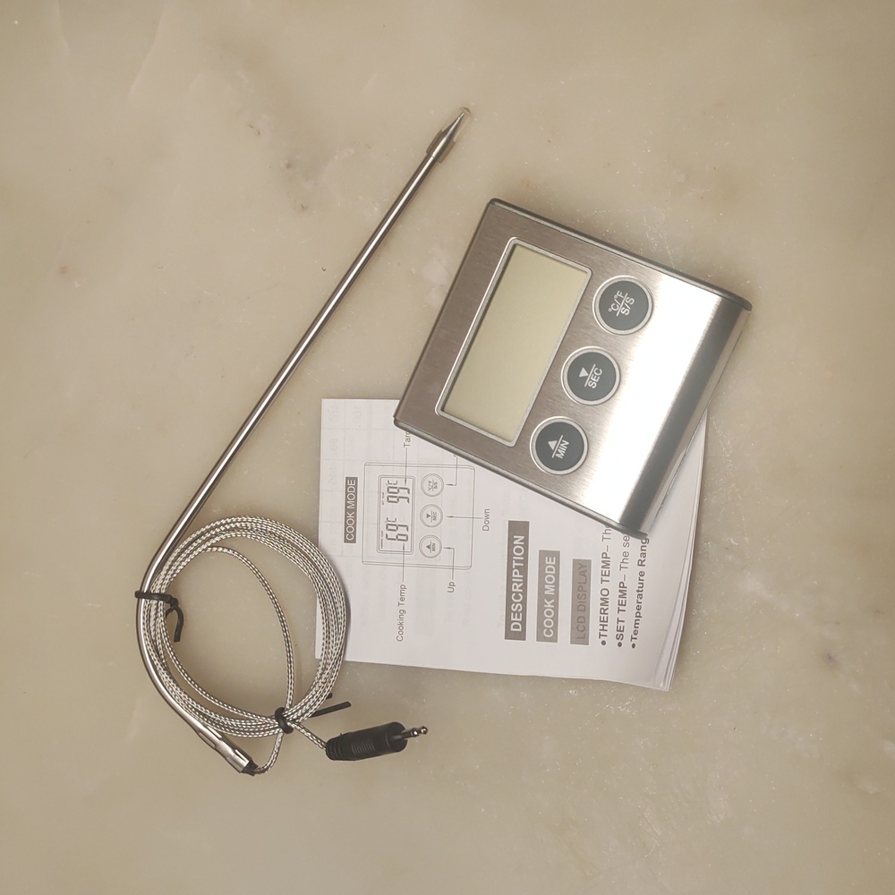 Digital Cooking Thermometer with Oven Safe Probe